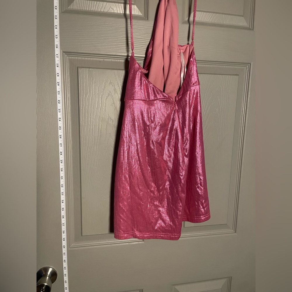 Superdown metallic mini dress